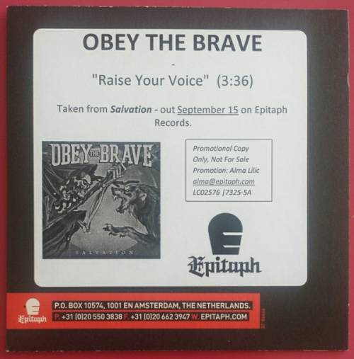 Obey The Brave : Raise Your Voice